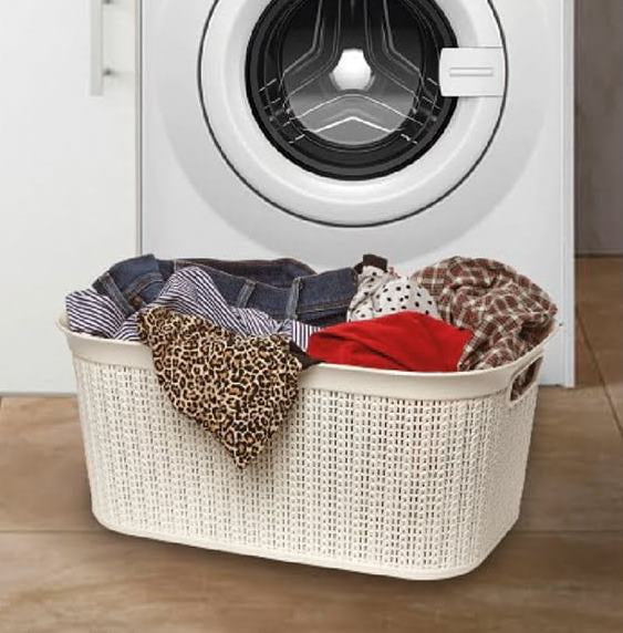 Ucsan Plastik M-080 Knit-Style Basket, 57 x 37 x 25 cm, 38 L - Image 4