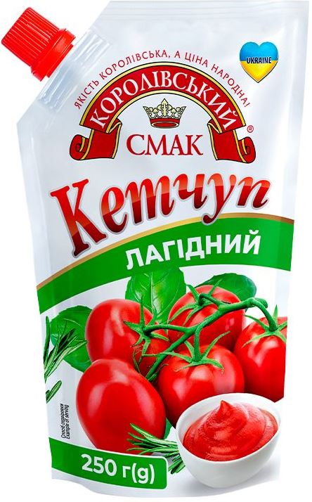 Korolivskyi Smak Mild Ketchup, 250 g