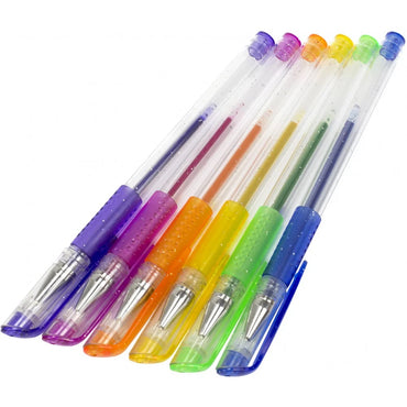Umka GR44-2 Glitter Gel Pen Set, 6 Colors - Image 2