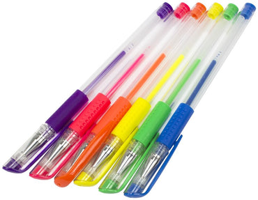 Umka GR44-1 Neon Gel Pen Set, 6 Colors - Image 2