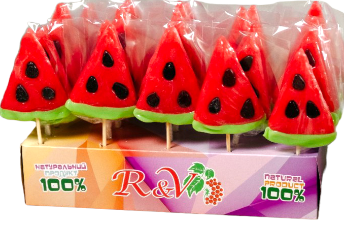 R&V Watermelon Lollipop, 30 g