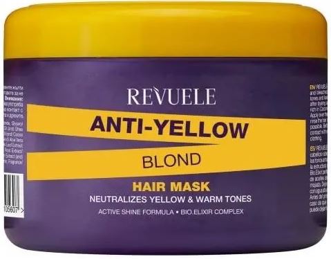 Revuele Anti-Yellow Hair Mask for Light Hair, 500 mL