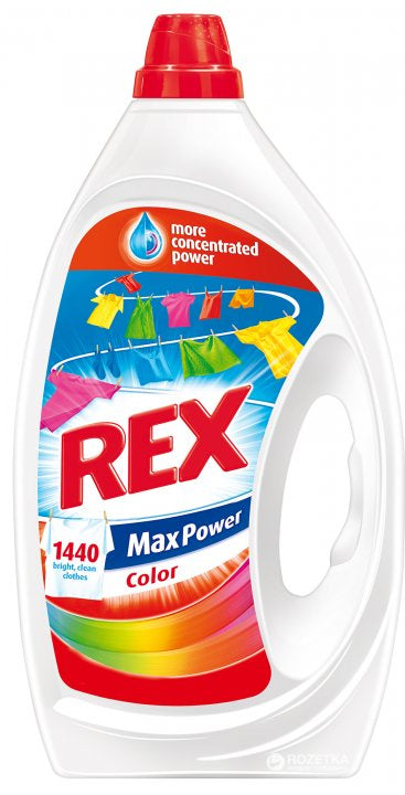 Rex Color Liquid Laundry Detergent, 3 L