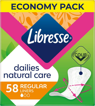 Libresse Daily Panty Liners Dailies Natural Care, 58 pcs - Image 2