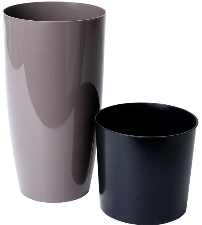 Aleana Alpha Flower Pot, Assorted, 16 x 30 cm, 2 L