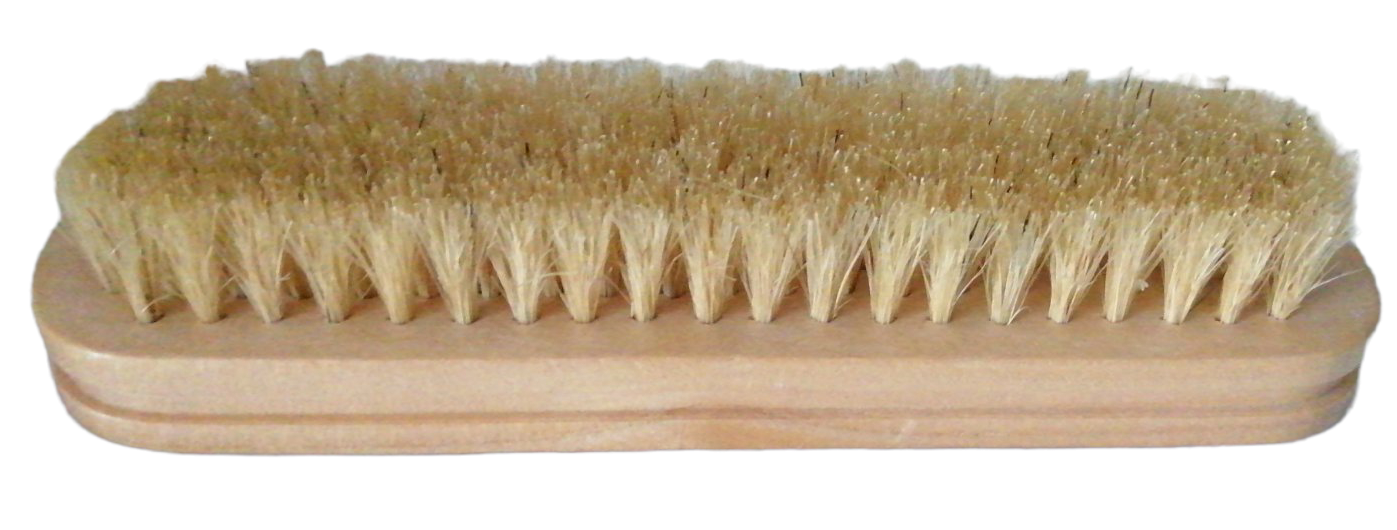 Natural-Bristle Shoe Brush 19376