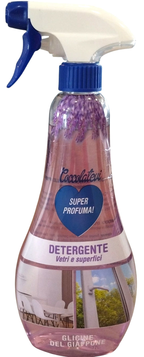 Coccolatevi Japanese Wisteria Glass & Surface Cleaner, 750 mL - Image 2