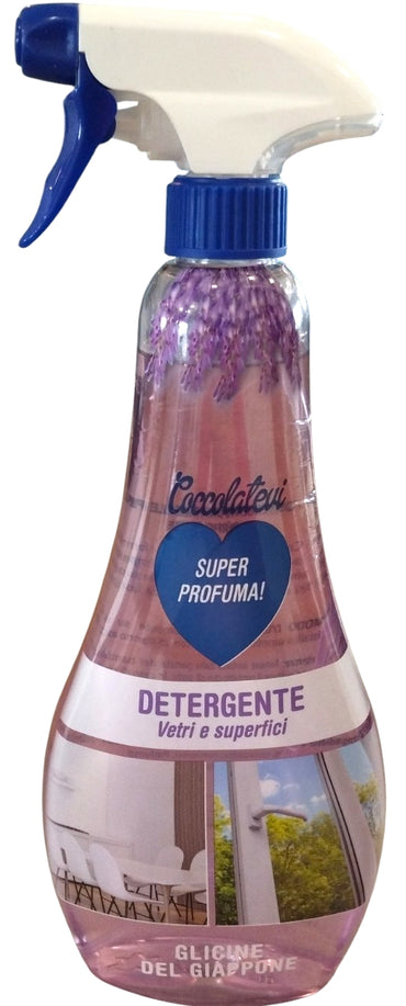 Coccolatevi Japanese Wisteria Glass & Surface Cleaner, 750 mL - Image 2