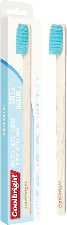 Coolbright Safe & Nature Stronger Than the Ocean Medium Toothbrush
