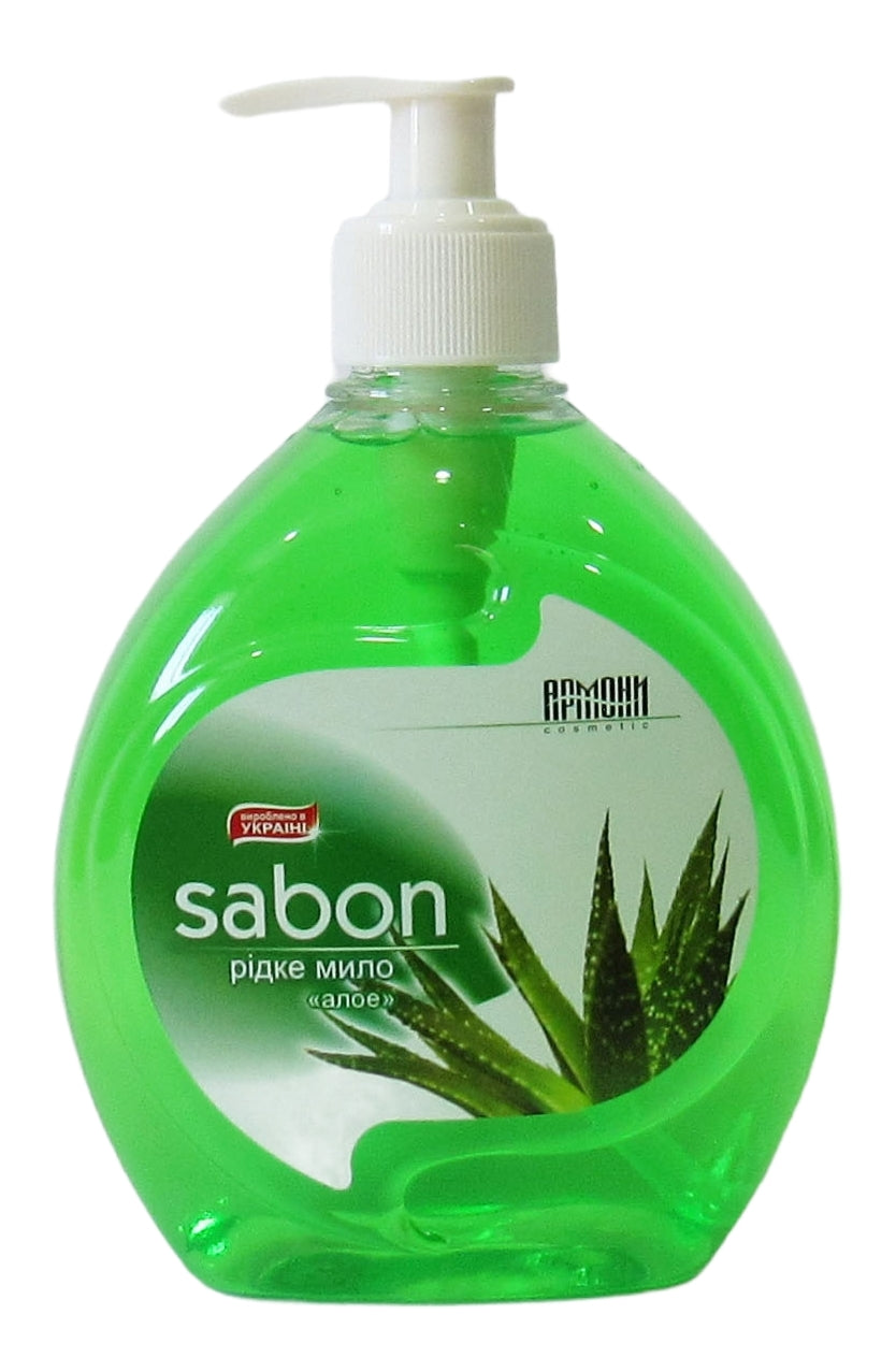 Armoni Sabon Aloe with Pump Liquid Hand Soap, 500 mL