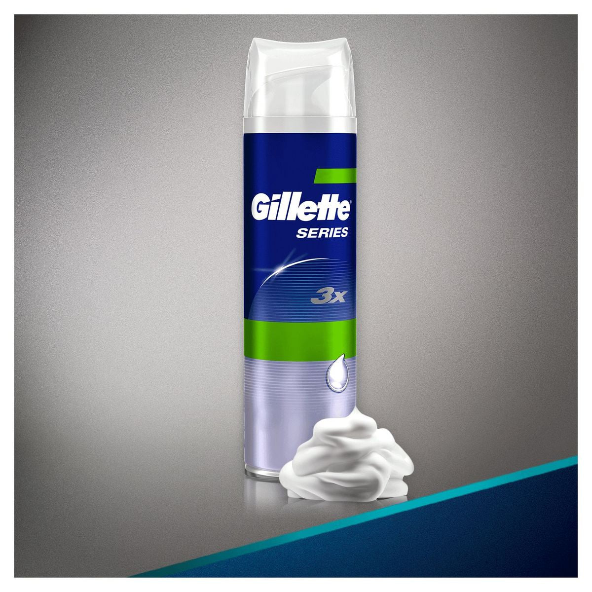 Gillette Series Sensitive Aloe Shaving Foam, 250 mL - Image 3