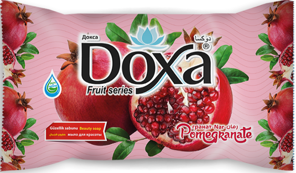 Doxa Fruit Series Pomegranate Bar Soap, 150 g