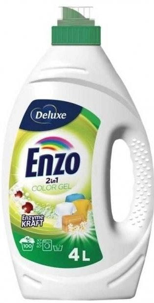 Deluxe Enzo 2-in-1 Color Liquid Laundry Detergent, 100 Loads, 4 L