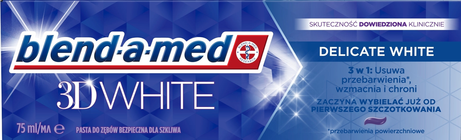 Blend-a-med 3D White Delicate White Toothpaste, 75 mL