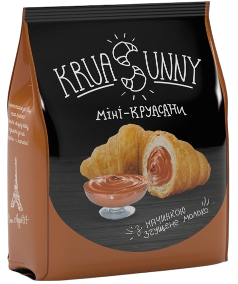Kruasunny Condensed Milk-Filled Mini Croissants, 185 g