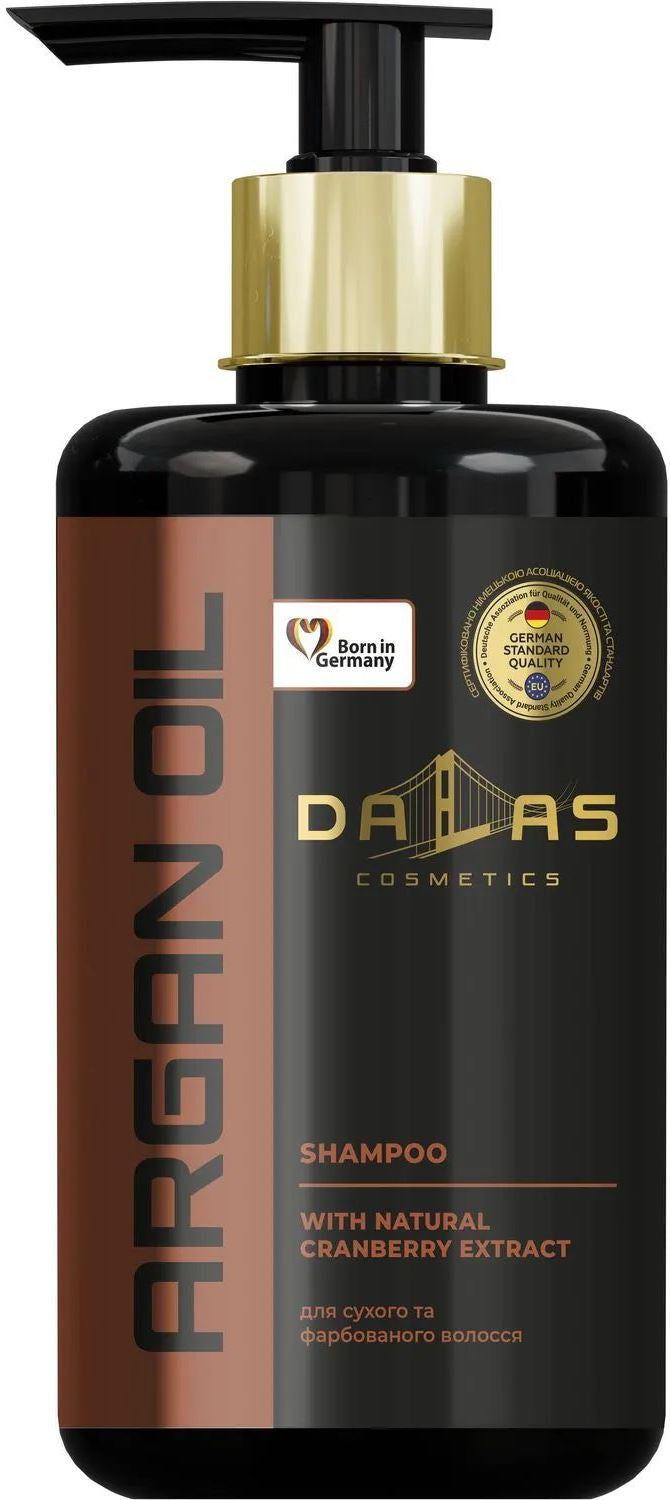 Dalas Argan Oil & Cranberry Extract Shampoo with Pump, 970 mL