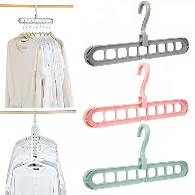 Plastic Clothes Hanger Organizer - Image 2