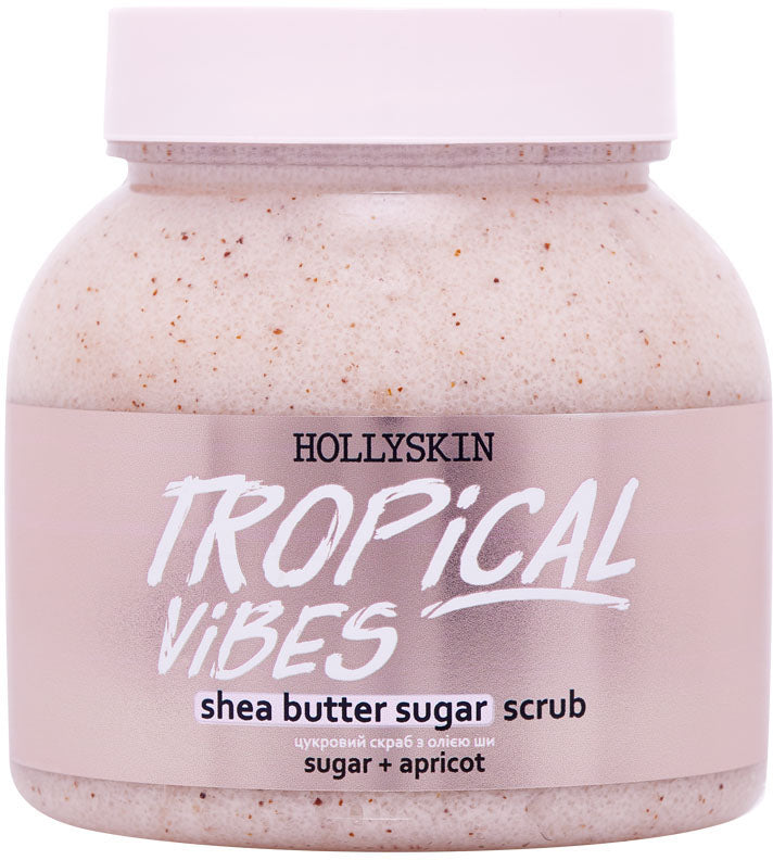 Hollyskin Tropical Vibes Shea Butter & Perlite Sugar Body Scrub, 300 mL
