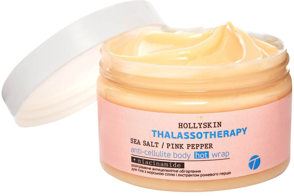 Hollyskin Sea Salt & Pink Pepper Warming Anti-Cellulite Body Wrap, 250 mL