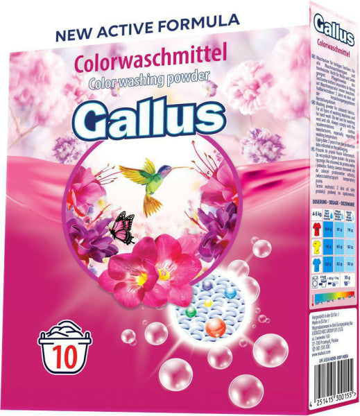 Gallus Color Laundry Detergent Powder, 650 g