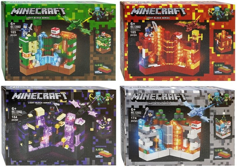 Minecraft 12002 4-in-1 Building Set with LED Light