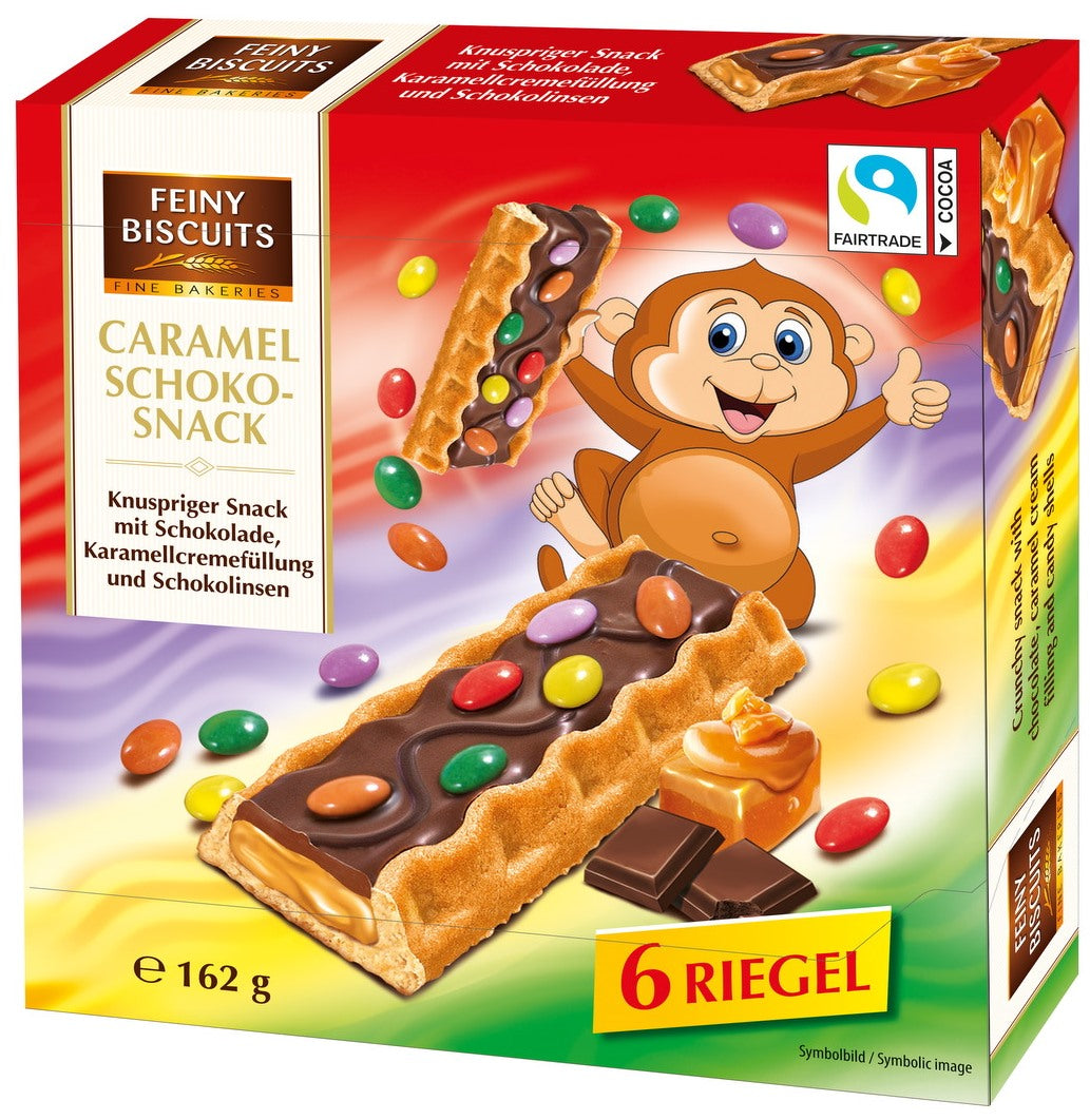 Feiny Biscuits Caramel Schoko-Snack Cookies, 162 g