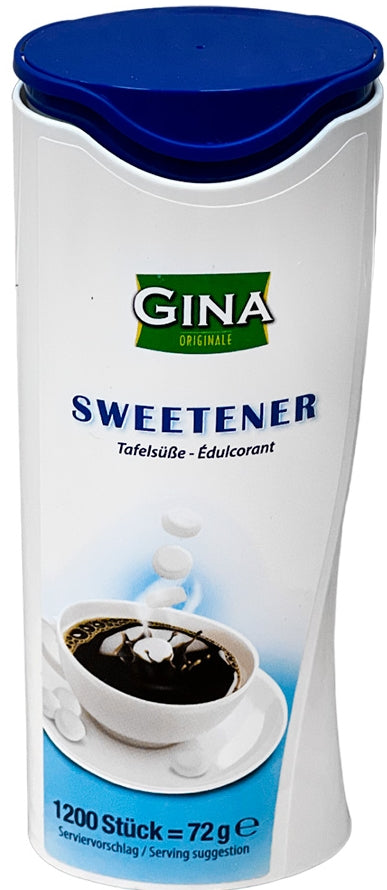 Gina Sweetener Tablets, 1200 Tablets, 72 g