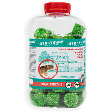 Shchelkunchik Peanut Briquette Rodent Bait Jar, 320 g - Image 2