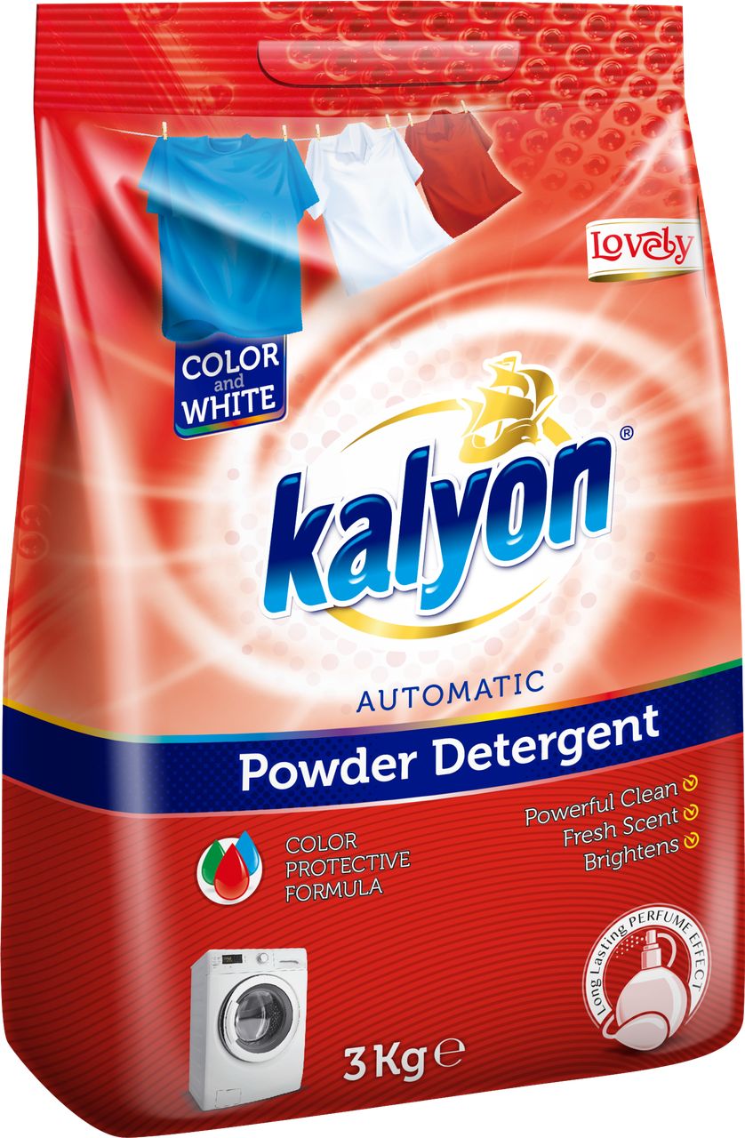 Kalyon Lovely Laundry Detergent Powder, 30 Loads, 3 kg