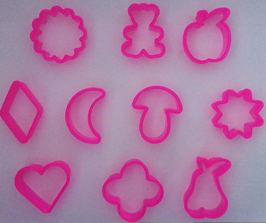 Plastic Cookie Cutters, 10 pcs - Image 2