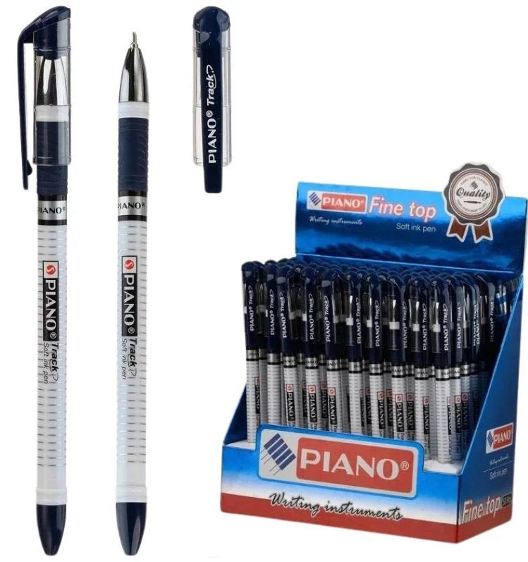 Piano Track PT-555 Blue Oil-Based Ballpoint Pen, 0.5 mm