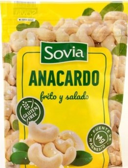 Sovia Fried Salted Cashews, 150 g