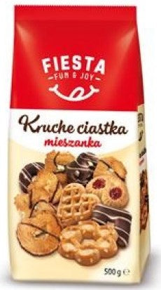 Fiesta Assorted Shortbread Cookies, 500 g