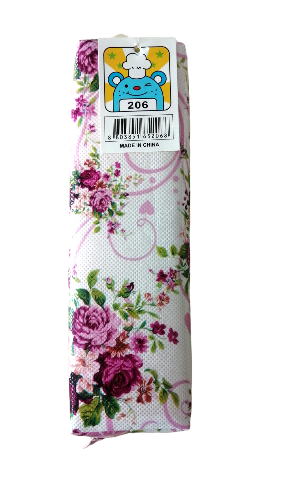206 Flowers on White Pencil Case - Image 2
