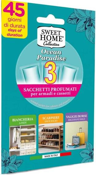 Sweet Home Ocean Paradise Wardrobe Fragrance Plates, 3 pcs