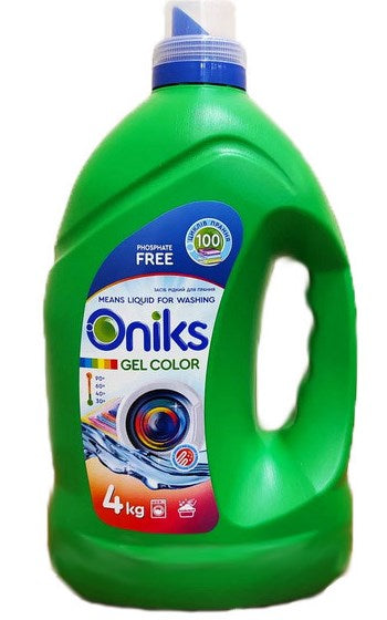 Oniks Color Liquid Laundry Detergent, 4 kg