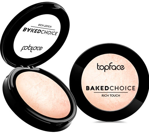 TopFace Baked Choice Highlighter 101 Champagne, 6 g