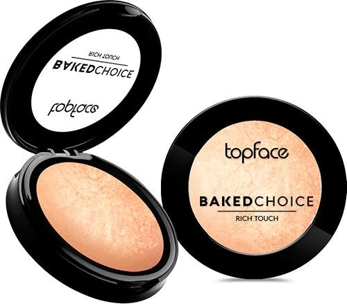 TopFace Baked Choice Highlighter 102 Moon Light, 6 g