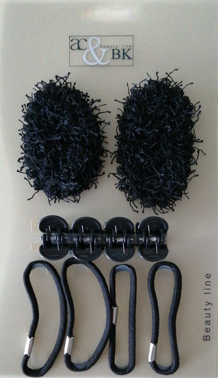 AC&BK Beauty Line Nr 002 Hair Ties & Claw Clips Set