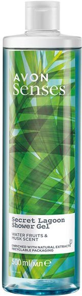 Avon Senses Secret Lagoon Shower Gel, 500 mL