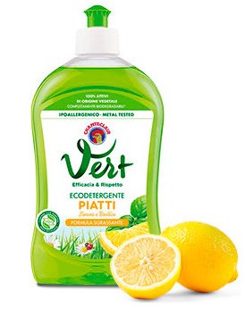 Chante Clair Vert Lemon Concentrated Dishwashing Liquid, 500 mL - Image 2