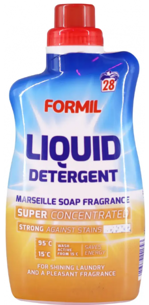 Formil Marseille Soap Liquid Laundry Detergent, 28 Loads, 1 L