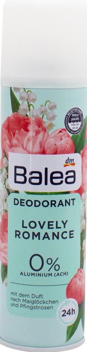 Balea Lovely Romance Women's Antiperspirant Spray, 200 mL