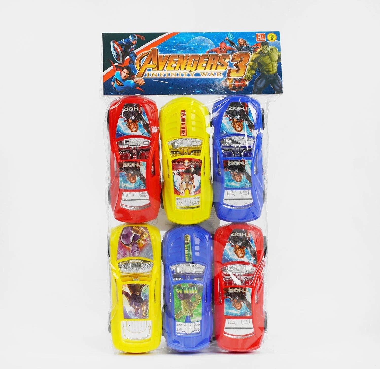 Avengers 3 5506-C Toy Car Set, 6 pcs