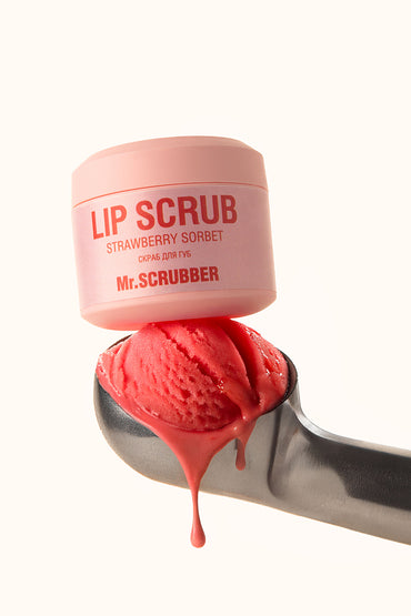 Mr. Scrubber Strawberry Sorbet Lip Scrub, 35 g - Image 2