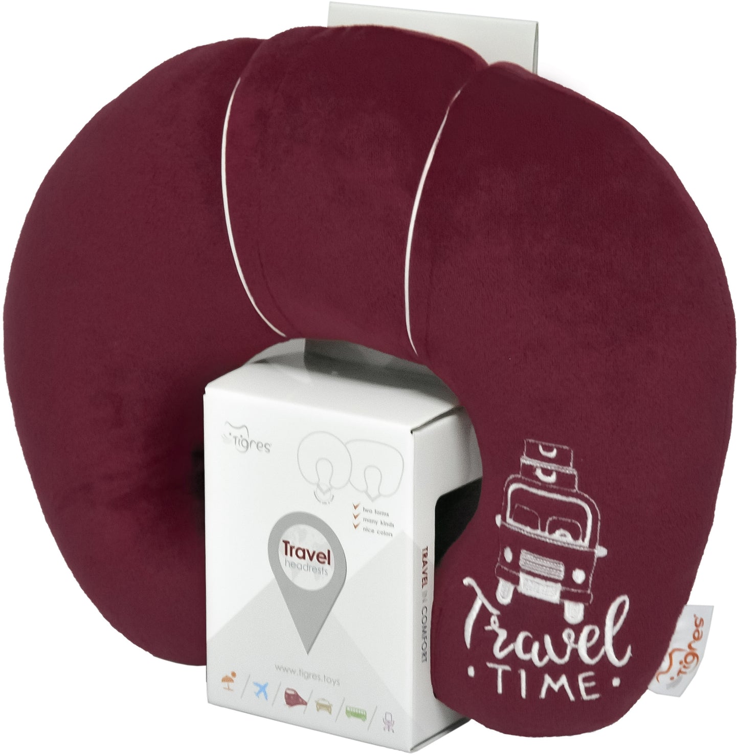 Tigres PD-0404 Travel Time by Car Neck Pillow - Image 2