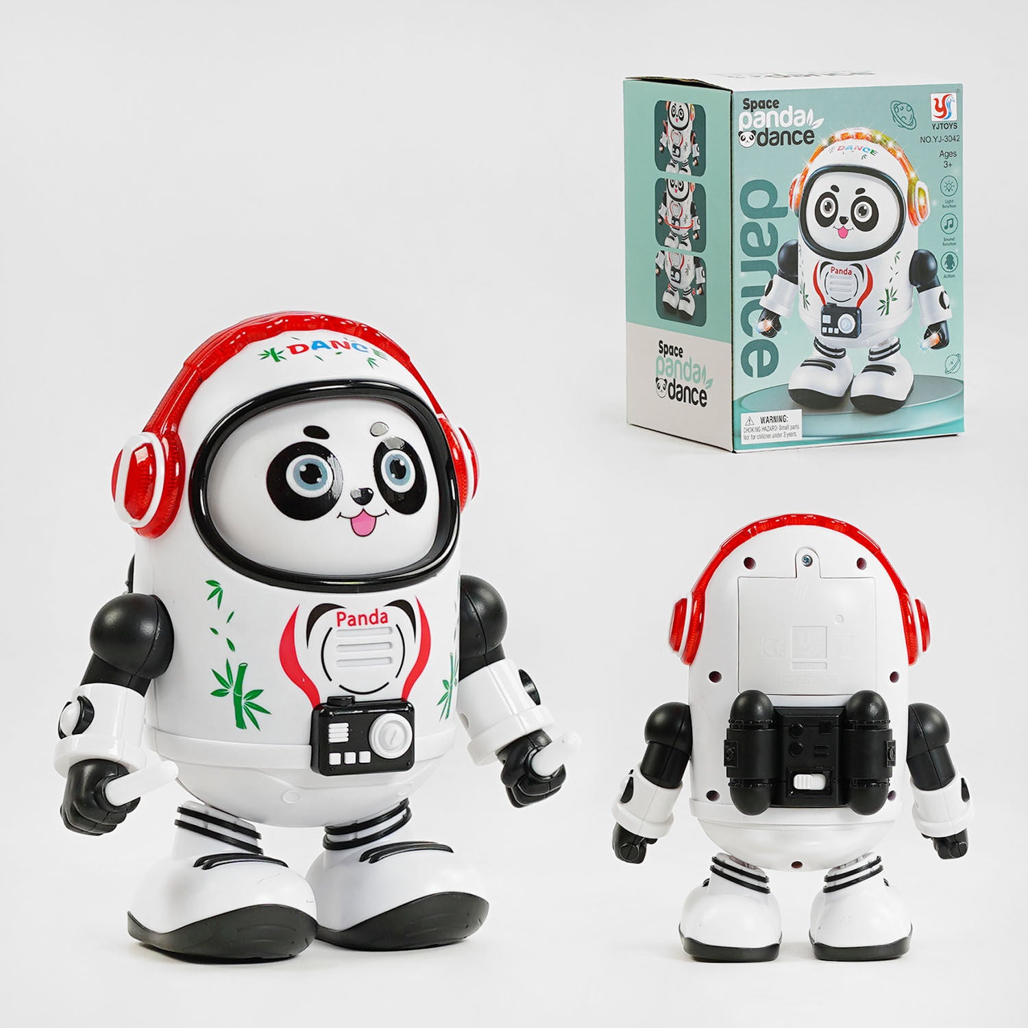 YJ3042 Light-Up Musical Dancing Panda Robot