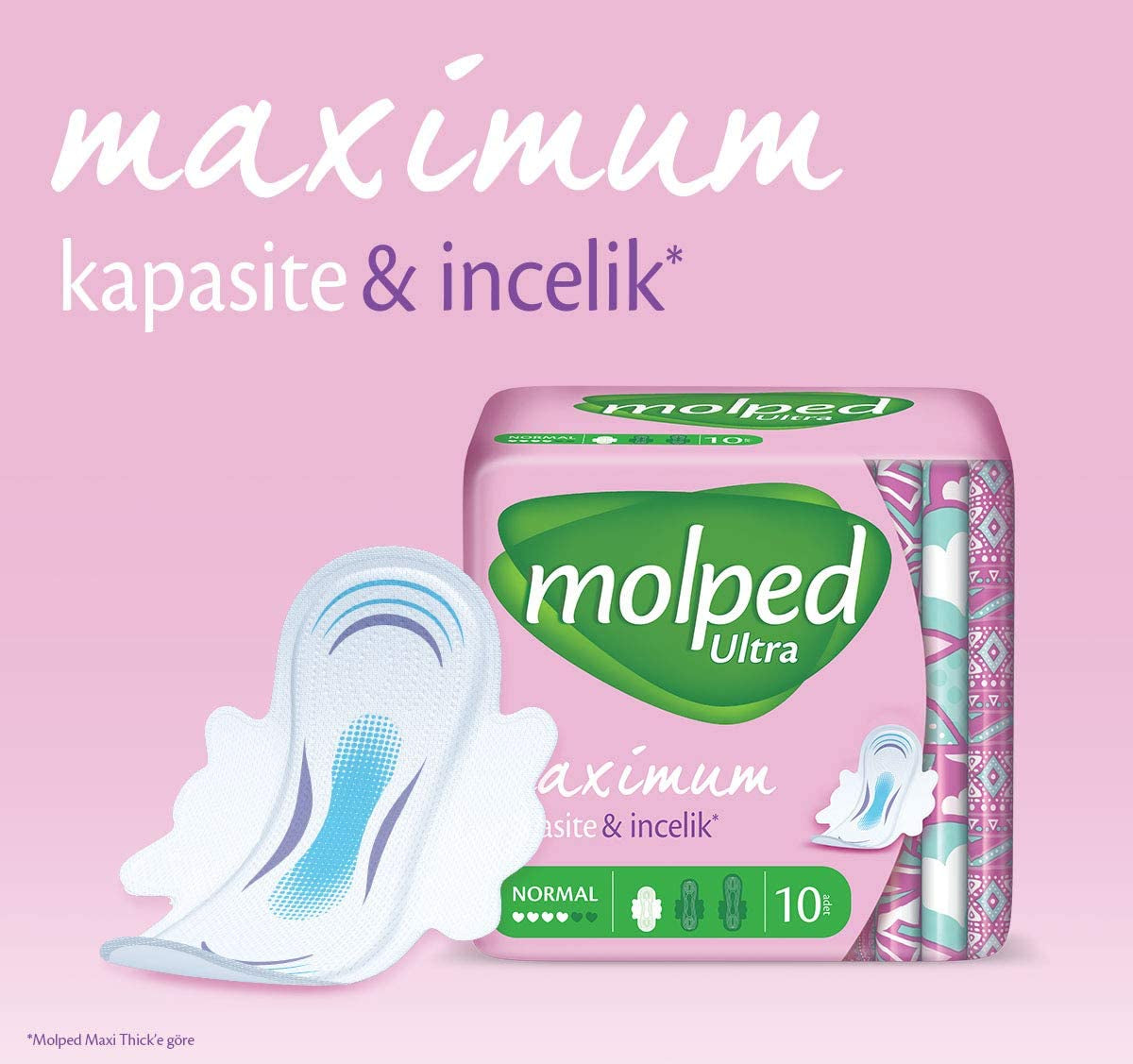 Molped Ultra Normal Sanitary Pads, 10 pcs - Image 3