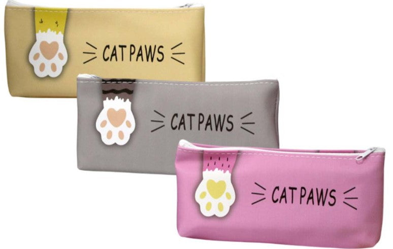 WB 13223 Cat Paw Zipper Pencil Case