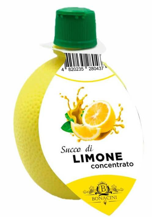 Bonacini Concentrated Lemon Juice, 200 mL